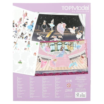 TOPModel Stickerworld Stickerbook Ballet