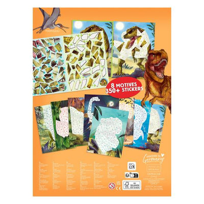 Dinosaur World Number Sticker Book Number Stickers