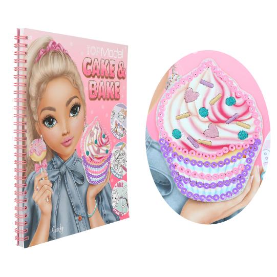 TOPModel Bake And Cake Colouring And Sticker Book