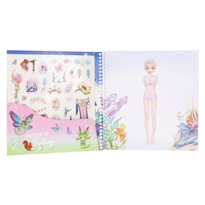 TOPModel Fantasy Dress Me Up Sticker Book