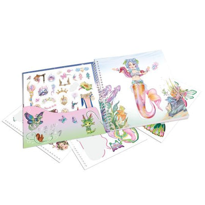 TOPModel Fantasy Dress Me Up Sticker Book