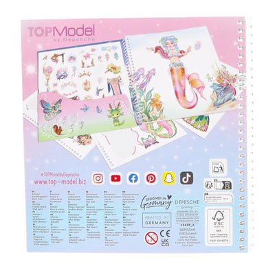 TOPModel Fantasy Dress Me Up Sticker Book