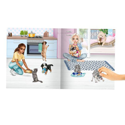 TopModel Stickerworld Sticker Book Kitty
