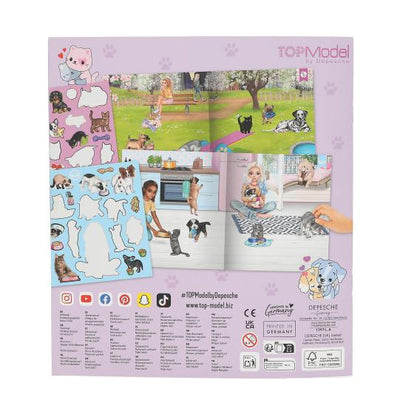 TopModel Stickerworld Sticker Book Kitty