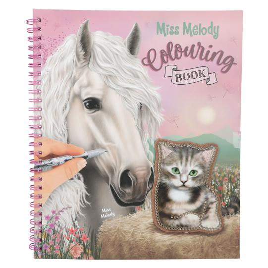 TopModel Miss Melody Colouring Book Horse / Cat Motif