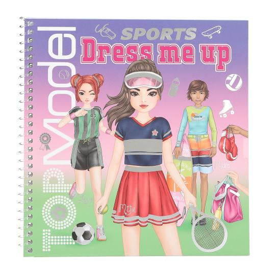 TopModel Dress Me Up Sports Sticker Book