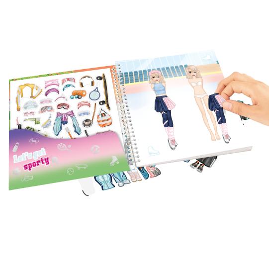 TopModel Dress Me Up Sports Sticker Book