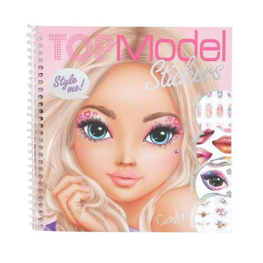 TopModel Dress Me Up Face Sticker Book