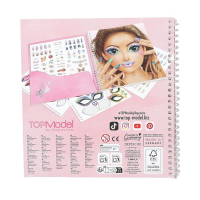 TopModel Dress Me Up Face Sticker Book