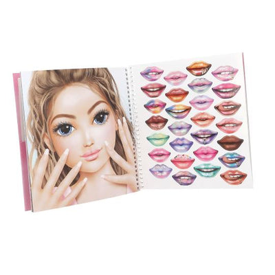 TopModel Dress Me Up Face Sticker Book