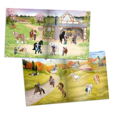 TopModel Miss Melody Stick World Sticker Book Horse Motif