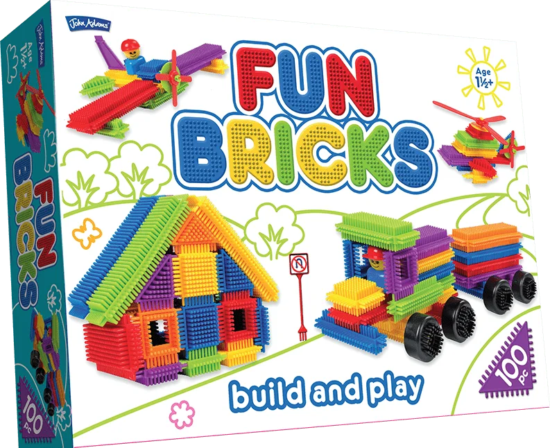 Fun Bricks Build And Play 100pc Set