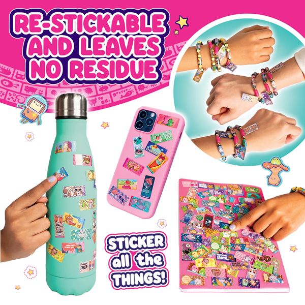 Sticki Rollssticki Book With 120 Stickers