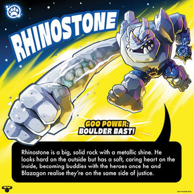 Heroes Of Goo Jit Zu Meteor Madness Ultra Rear Rhinostone