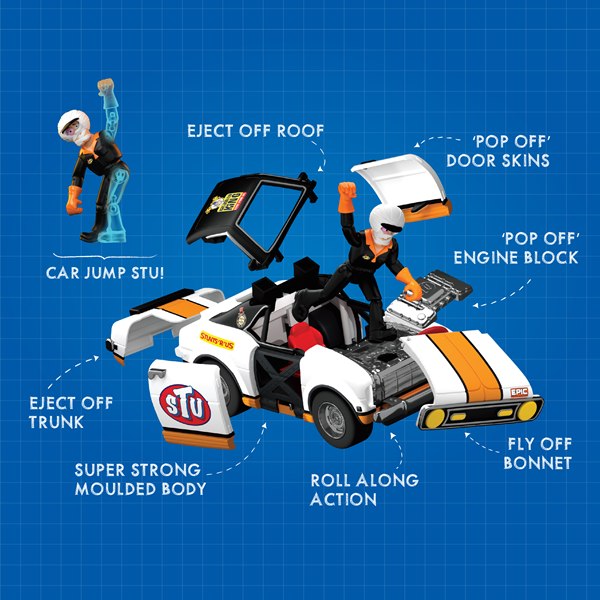 Stuntman Stu Race Ace Stunt Car Set