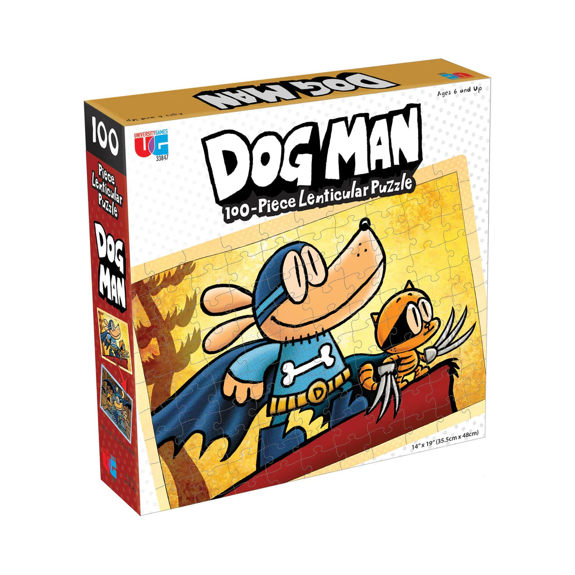 Dog Man 100pc Lenticular Jigsaw Puzzle