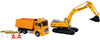 Kids Globe Die Cast Dump Truck And Excavator With Accessories