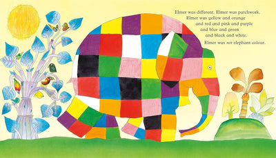 Elmer The Patchwork Elephant Paperback Book