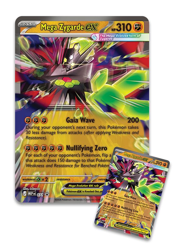 Pokemon TCG Mega Zygarde Premium Collection EX Box