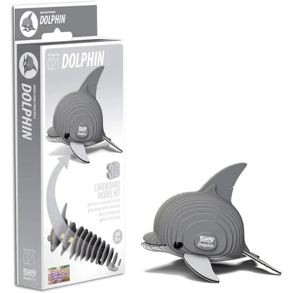 Eugy 3D Model Jigsaw Kit Dolphin
