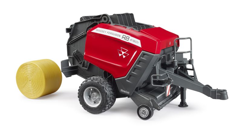 Bruder 2039 Massey Ferguson Round Baler RB 4180V 1:16