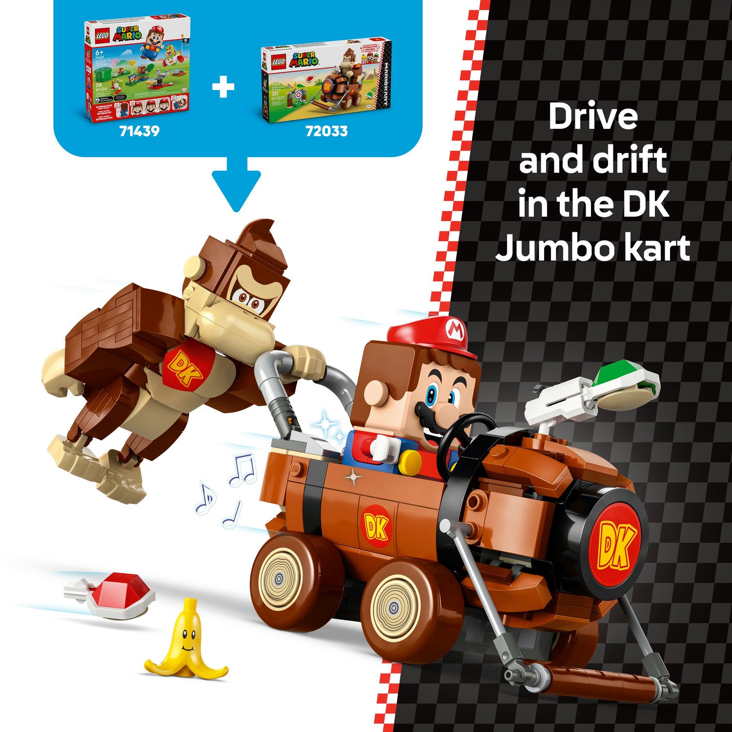 Lego Super Mario 72033 Donkey Kong And DK Jumbo