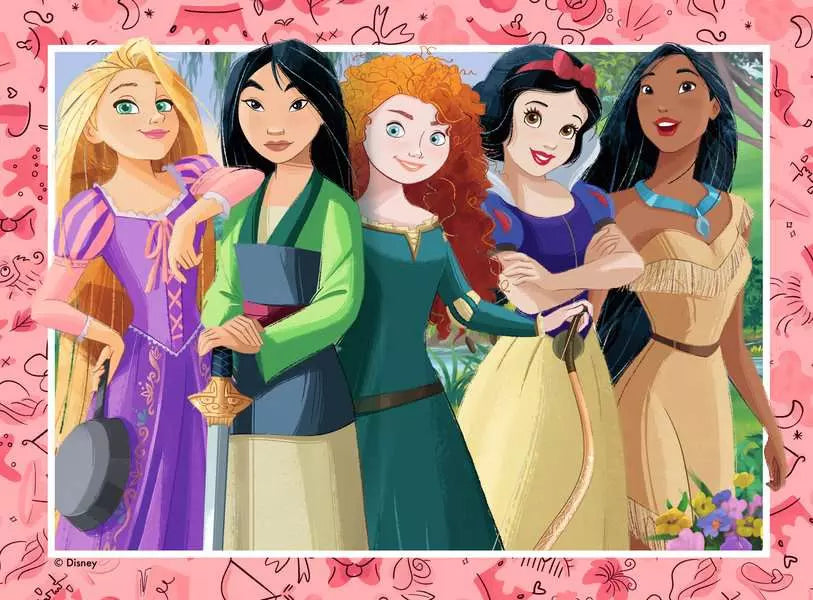 Disney Princess 4 In A Box Jigsaw Puzzles