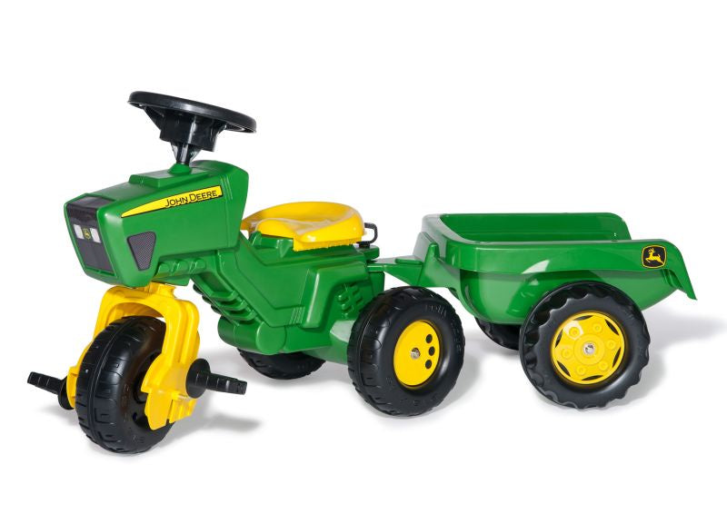 Rolly John Deere Pedal Tractor And Trailer  