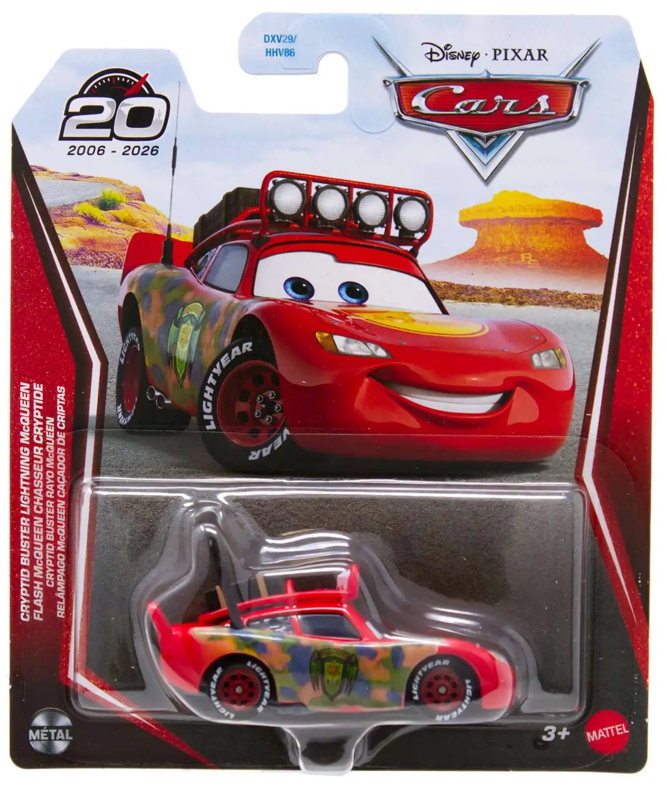 Disney Cars Die Cast Vehicle Cryptid Buster Lightning McQueen