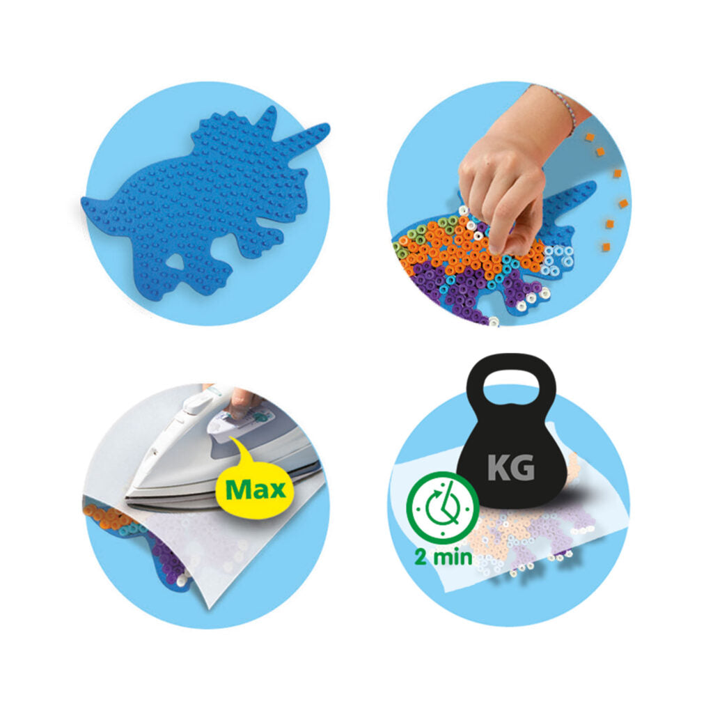 SES Creative Green Beedz Iron On Beads 1200pc