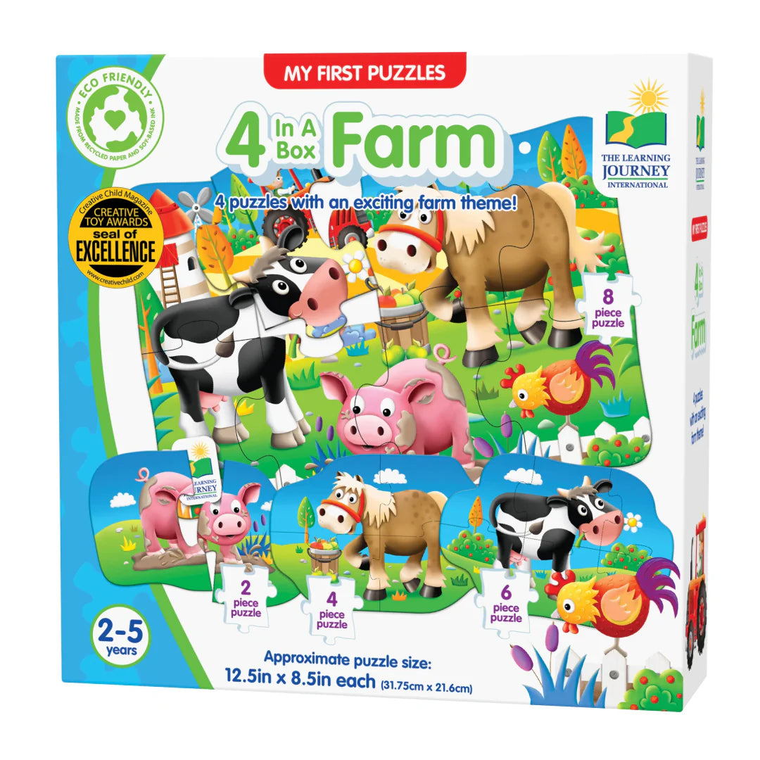 My First Puzzles 4 In A Box Farm