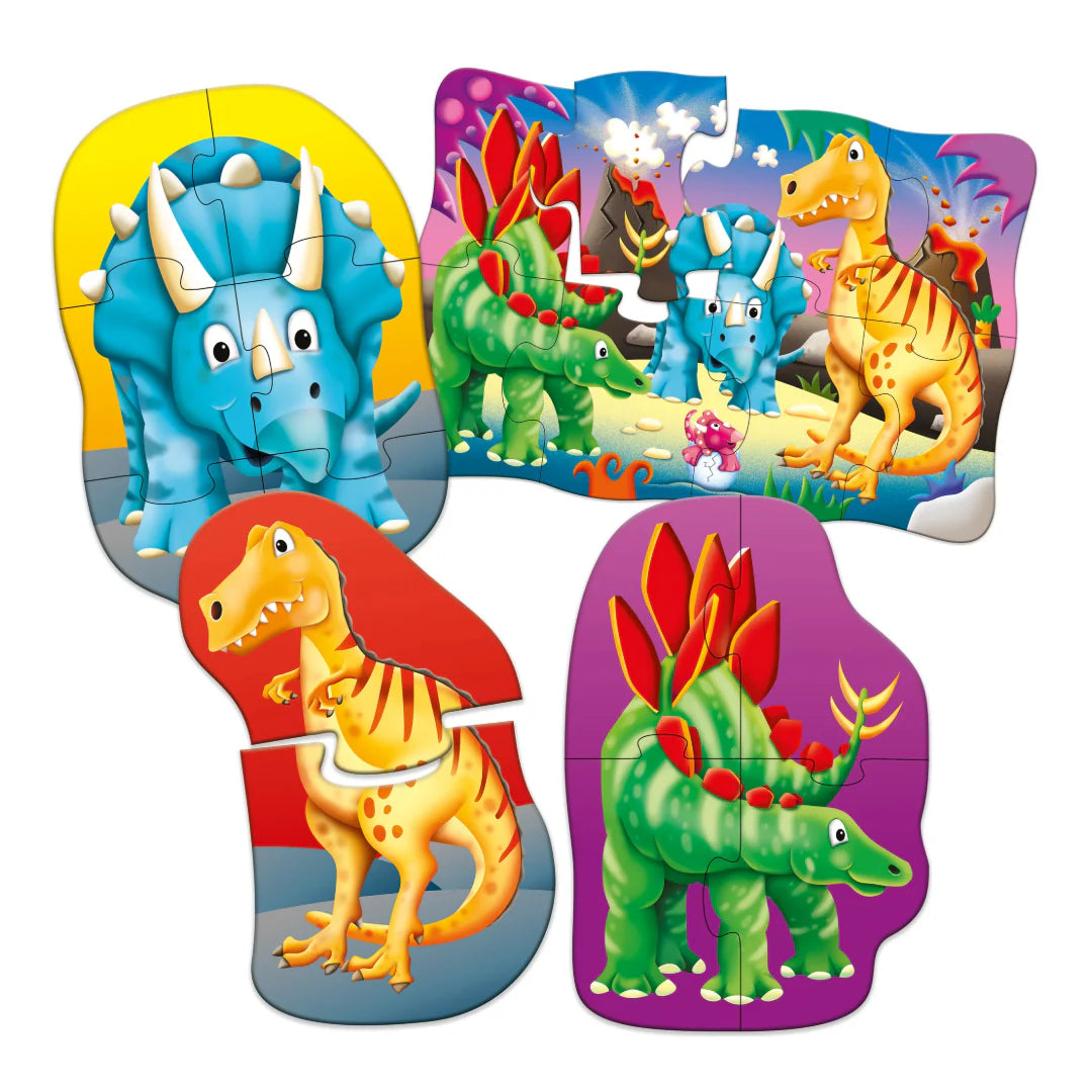 My First Puzzles 4 In A Box Dinosaurs