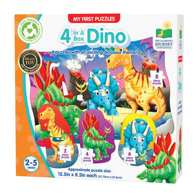 My First Puzzles 4 In A Box Dinosaurs