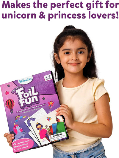 Skillmatics Fun Foil Art And Craft Activity Set Unicorns And Princesses