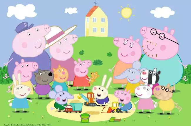 Peppa Pigb 35pc Jigsaw Puzzle