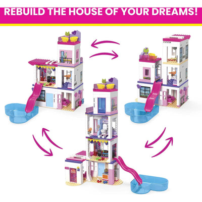 Barbie Mega Bloks Colour Reveal Dream House Construction Set