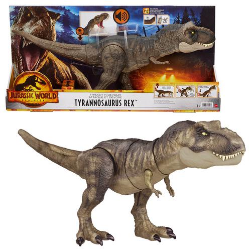 Jurassic World Thrash 'N Devour Tyrannosaurus Rex Dinosaur