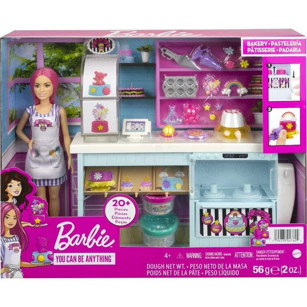 Barbie You Can Be Anything Bakery Playset With Doll