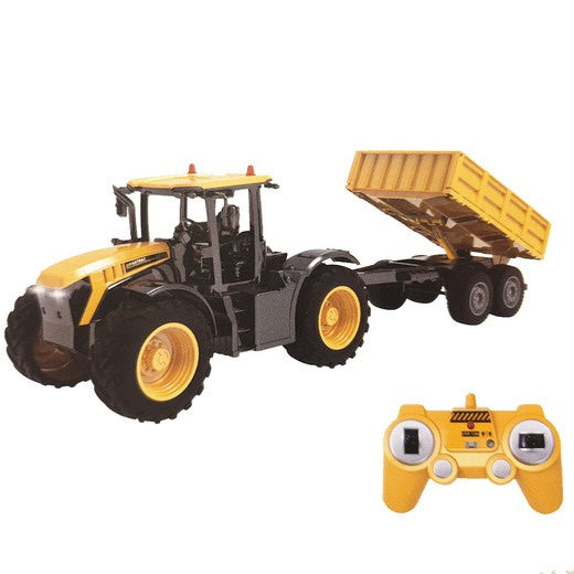 JCB Remote Control Farm Tractor With Tipping Trailer 1:24