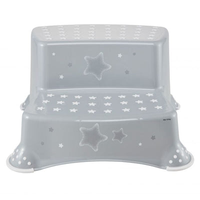 Keeper Double Step Stool Grey / White Stars