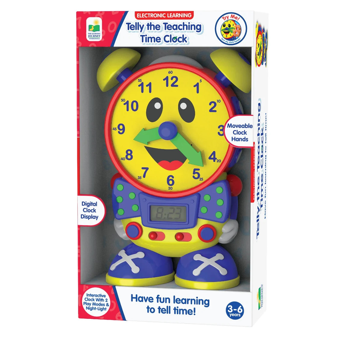 Telly The Time Teaching Clock