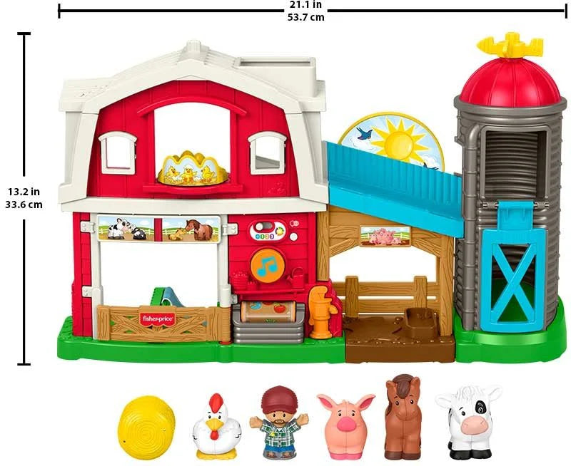 Fisher Price Little Caring Fun Animal Farm Playset