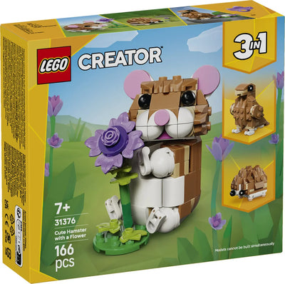 Lego Creator 31376 Cute Hamster With Flower
