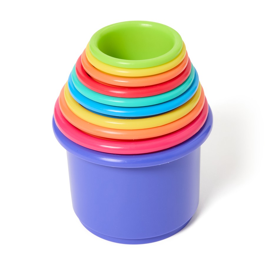 Playgo Rainbow Stacking Cups