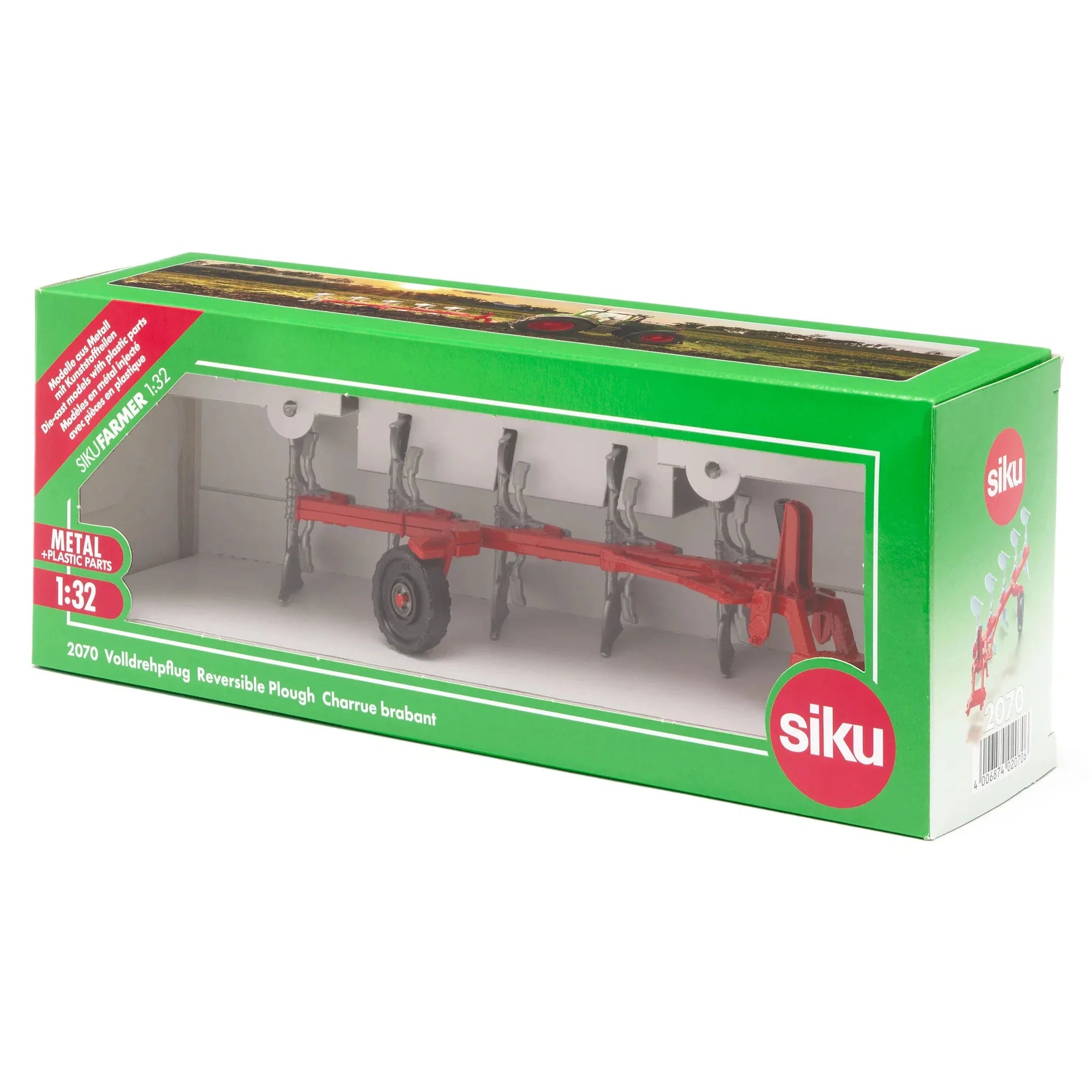 Siku 2070 Reversible Plough 1:32