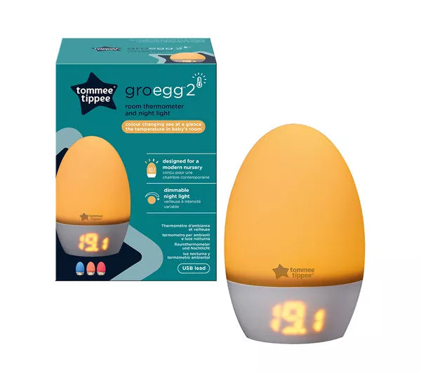 Tommee Tippee Gro Egg2 Room Thermometer And Night Light