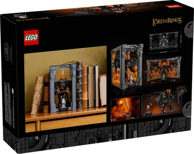 Lego Icons 10367 The Lord Of The Rings Balrog Book Nook Set