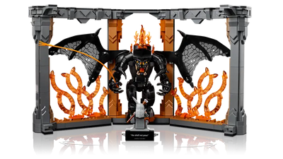 Lego Icons 10367 The Lord Of The Rings Balrog Book Nook Set