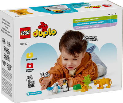 Lego Duplo 10442 Wild Animal Families Penguins And Lions