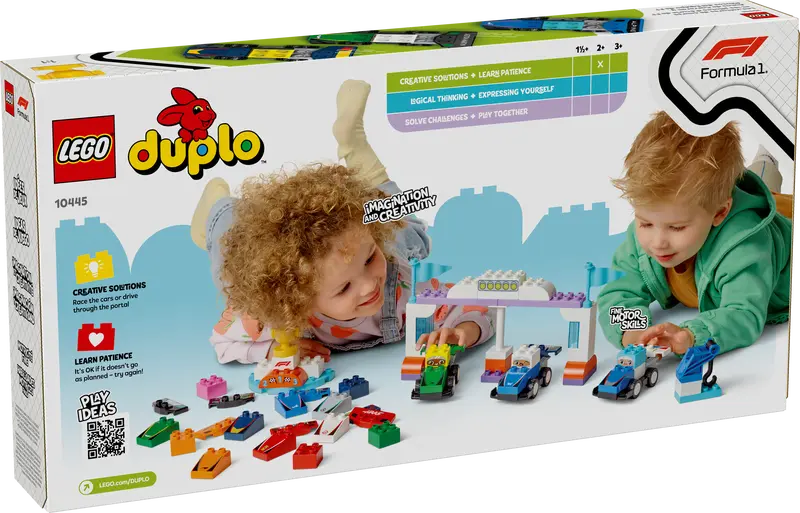 Lego Duplo 10445 F1 Team Race Cars And Drivers